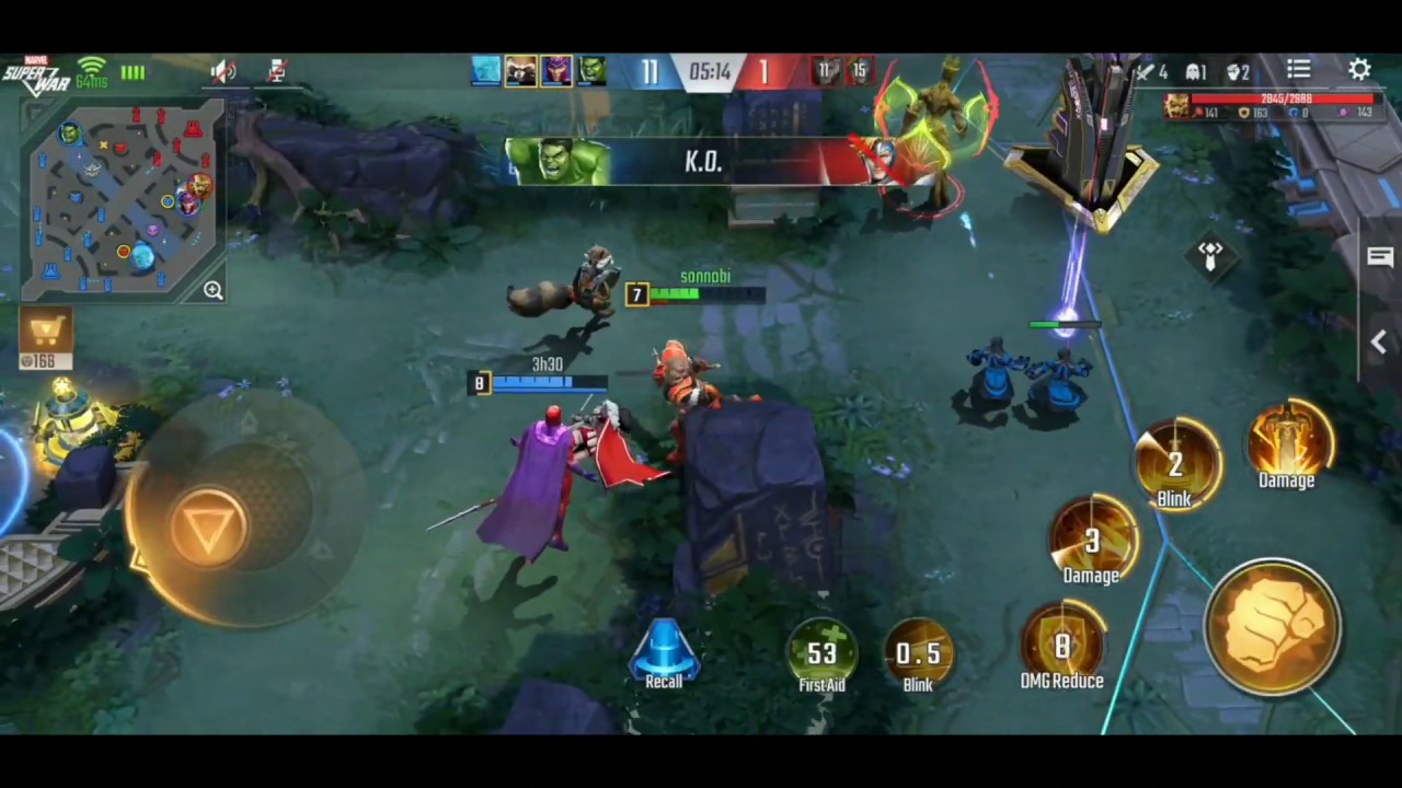 Marvel Super War Gameplay Heimdall ( Open beta)