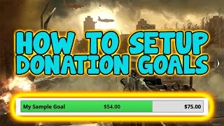 ... ! in this video i will be showing you how to setup a donation goal
obs! if want request tutorial, then let me k...