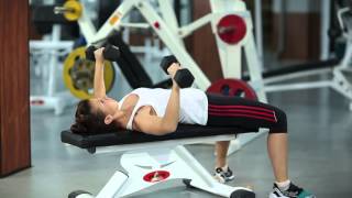 bodymaster : Жим гантелей лежа (женская версия) bodymaster : Жим гантелей лежа (женская версия)