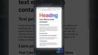 CSS Text Effects Explained in 30 Seconds 🚀 | text-shadow, text-overflow & More #CSS