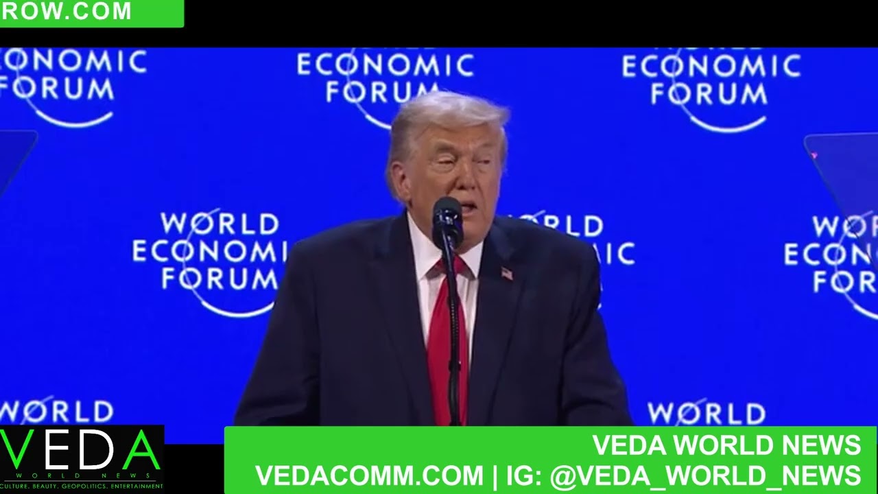 PRESIDENT TRUMP ADDRESSES THE WORLD ECONOMIC FORUM IN DAVOS