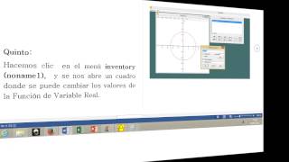 Funciones de la Variable Real Winplot
