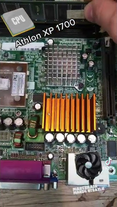 Retrogaming amd athlon xp 1700 - YouTube