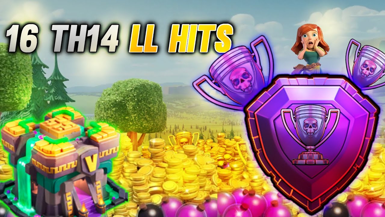 th14 pushing in legends league /friendly war/ base reviews between hits (clash of clans)