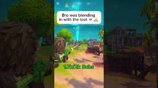 Bro was blending in with the loot 💀 🙏 #spongebob #fortnite #fortniteclips #trending #gaming #short