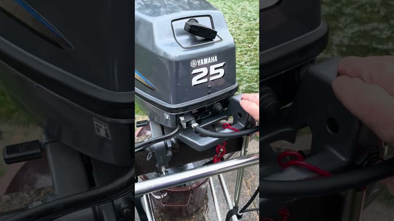 2008 Yamaha 25hp 2-Stroke Electric Start Short Shaft