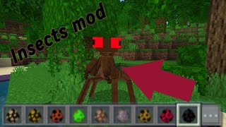 Minecraft insect mod mcpe