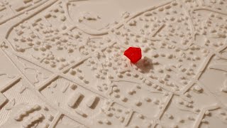 3d kartta haluamastasi alueesta vaikka jääkaapin oveen. 