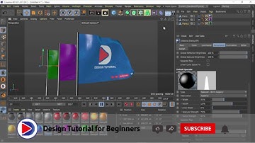 How to Beautiful Cloth Waving Flag with Cinema 4d Tutorial