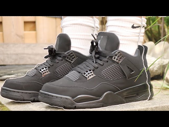 all black jordan 4 2020