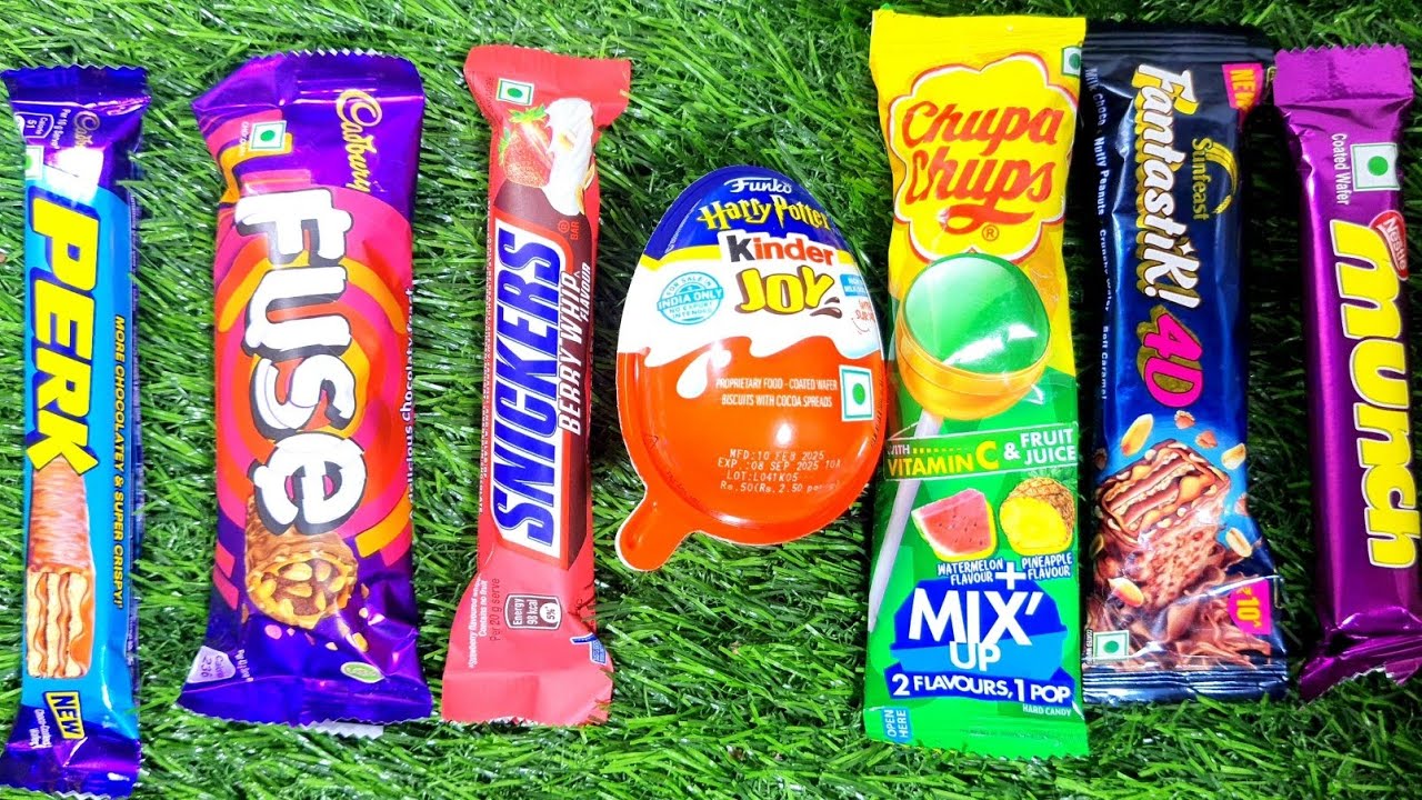 Relaxing Candy gummy asmr | Choco Review satisfying Sound 