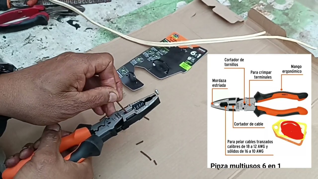 pinzas Truper expert 6 en 1..estupenda herramienta..