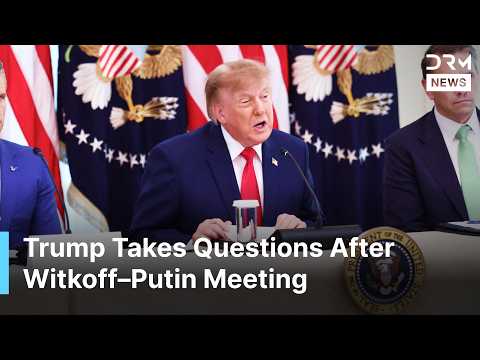 Trump Takes Questions After Witkoff–Putin Meeting, Talks Ukraine War, Iran, China | AC1N