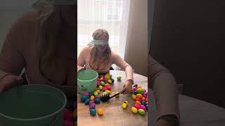 Blindfold Easter Egg Championship