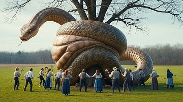 Brave Heroes Save Mother Mountain Lion from Giant Python’s Terrifying Attack 🐍