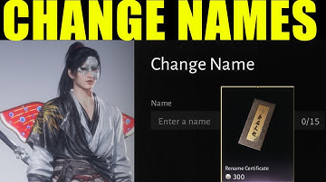 Where winds meet - how to change name (gamertag) | Rename Certificate explained