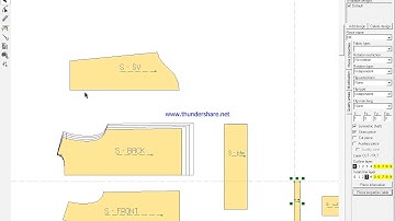 Cad Pattern grading with Gemini pattern editor | cad pattern