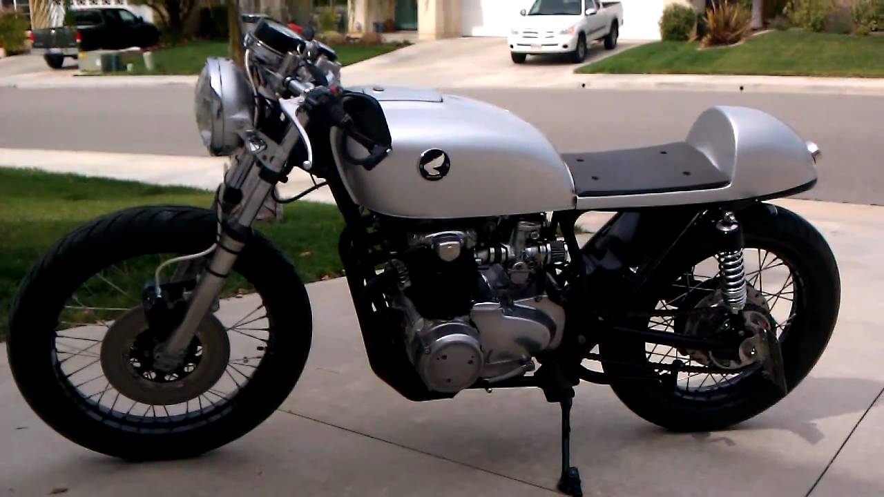 1977 Honda Cb550 Cafe Racer Youtube