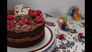 Chocolate celebration cake -