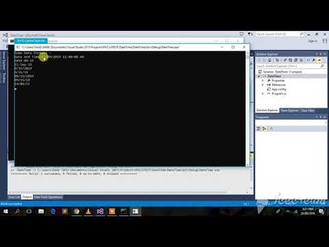 C# Program to Display the Date in Various Formats