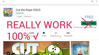 How to download cut the rope gold for free screenshot 5