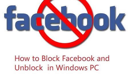 How to Block Facebook, YouTube in Windows PC | how to block Facebook site on PC | Hamza Tech Tunes