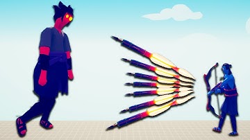 SASUKE UCHIHA vs ALL UNITS  TABS   Totally Accurate Battle Simulator