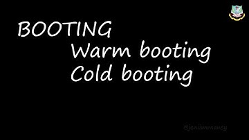 Grade XI - Computer Applications || Booting || Online Class, Bethlahem Matriculation School