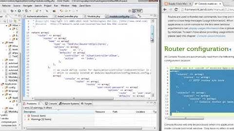 Zend Framework 2 references - Console