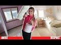 DORMITORIO MINI ¡¡CAMBIO RADICAL!! 😱 TRANSFORMACION del dormitorio más pequeño del apartamento❤️