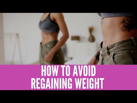 How to Maintain Weight Loss - How to Avoid Regaining Weight and Keep the Pounds Off