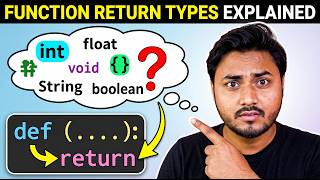 Return type of method or function