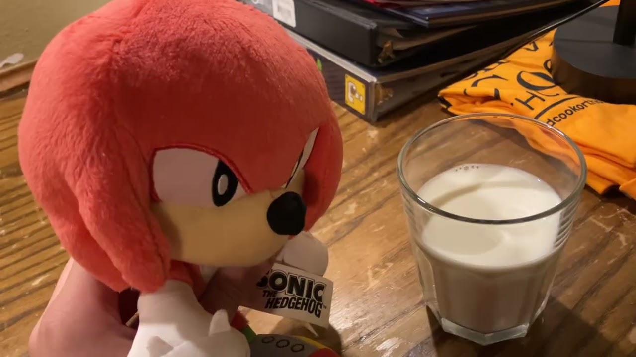 Knuckles gets milk