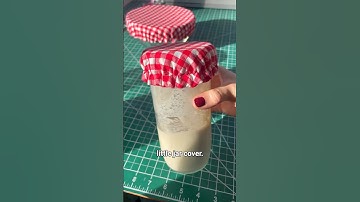 Let’s make DIY bowl/jar covers! (Great for sourdough) 🤩🥖🪡 #sewing #sewinghacks #sewingtutorial