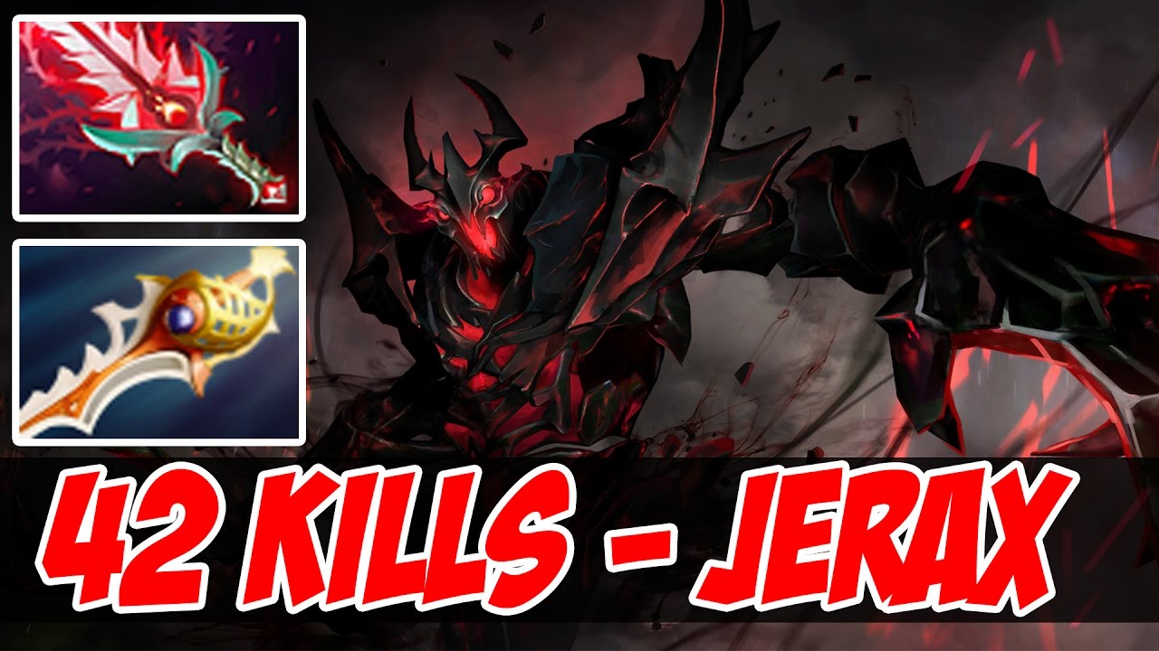 Jerax Kills 42 With Shadow Fiend With Bloodthorn And Divine Rapier