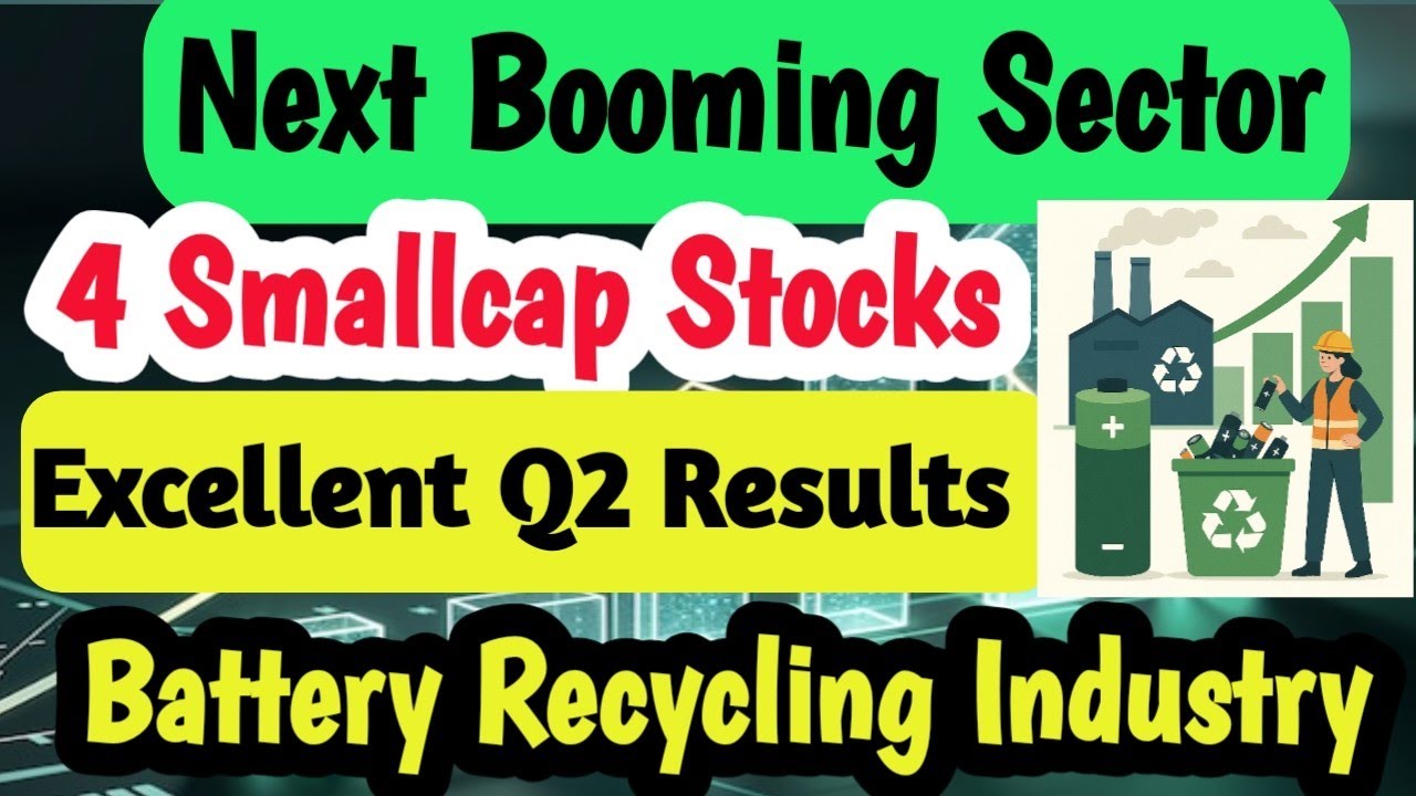 Top 4 Battery Recycling Smallcap Stocks| Excellent Q2 Results| Best Recycling Sector Stocks In India