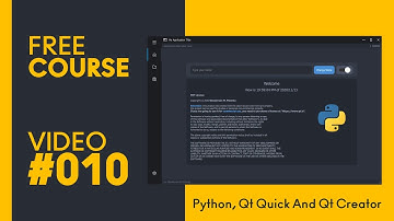 PYTHON and QT QUICK - Back End With Python (Connections, Slot And Signal) - [MODERN GUI] - #Video010