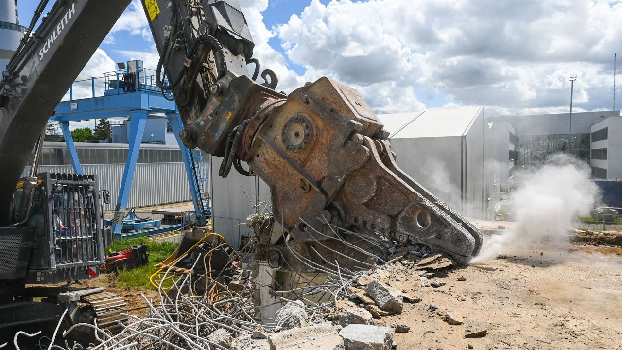 Rückbau im Zeitraffer: Abriss MAW-Eindampfungsanlage.