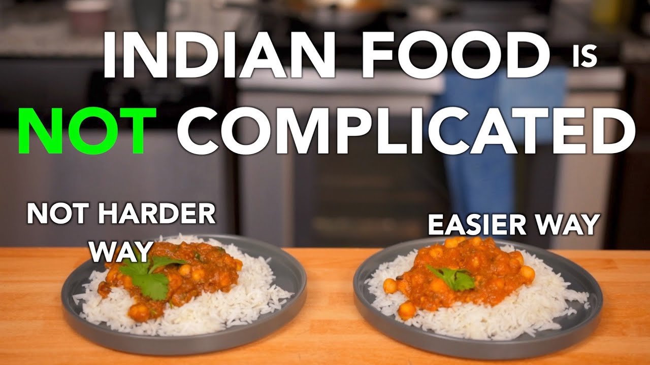 Dear Adam Ragusea, Indian Food is NOT Complicated | Chana Masala in 2 ways