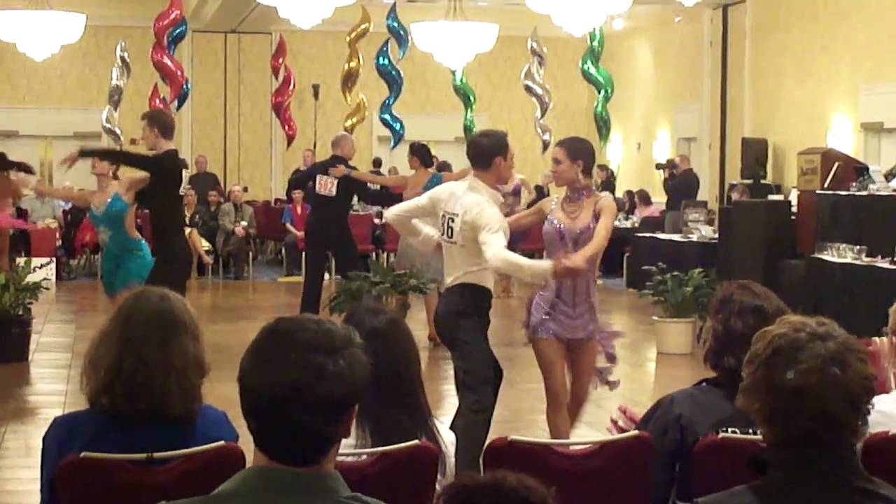 Open Pro/Am Rumba: Evan Wellemeyer and Rachel Surridge
