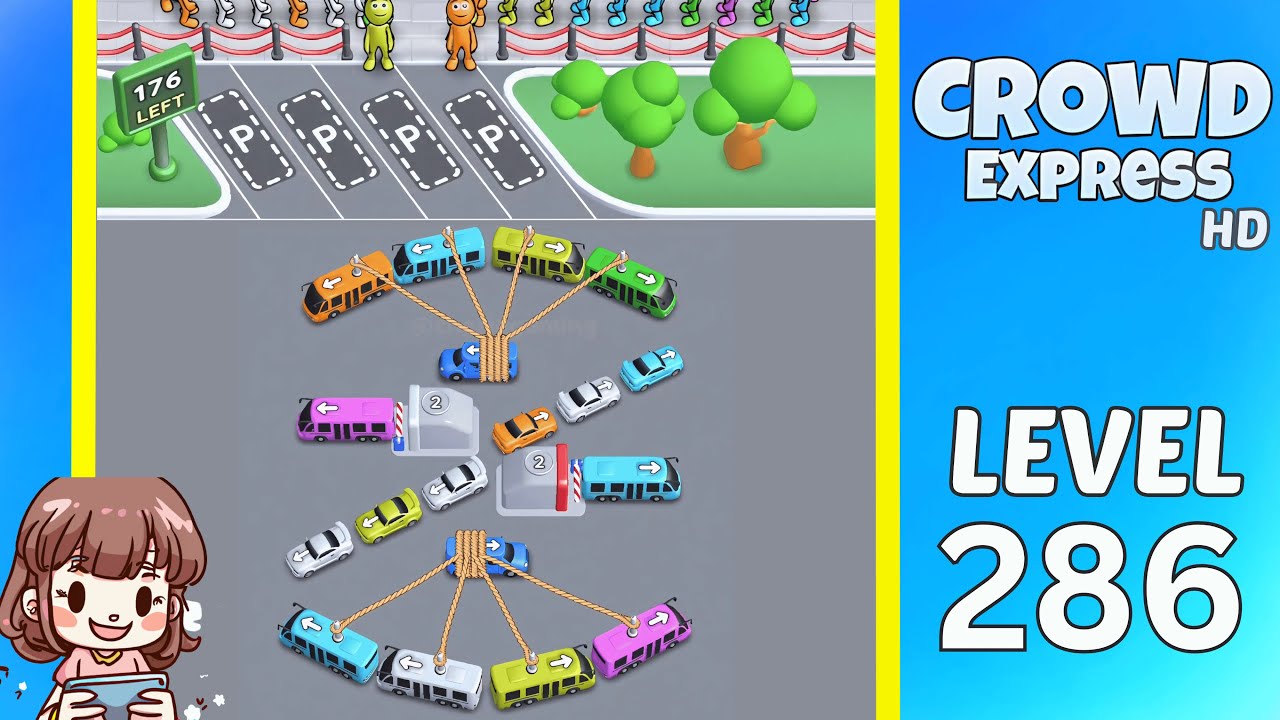 Crowd Express Level 286 Solution Walkthrough - YouTube