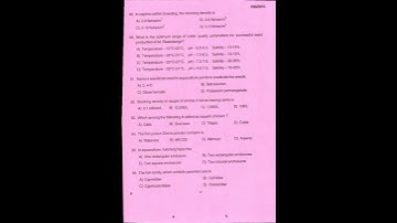 OTHER RESEARCH ASSISTANT  CHEMISTRY  FISHERIES PSC Previous Year Question Paper 2016