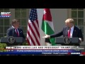 FULL PRESS CONFERENCE: President Trump and King Abdullah Speak in White House Rose Garden (FNN)
