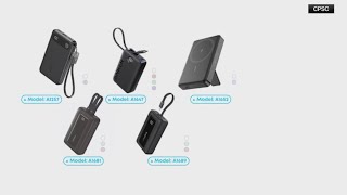 Popular portable chargers included in recall