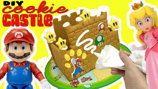 The Super Mario Bros Movie Princess Peach DIY Cookie Castle! Crafts for Kids