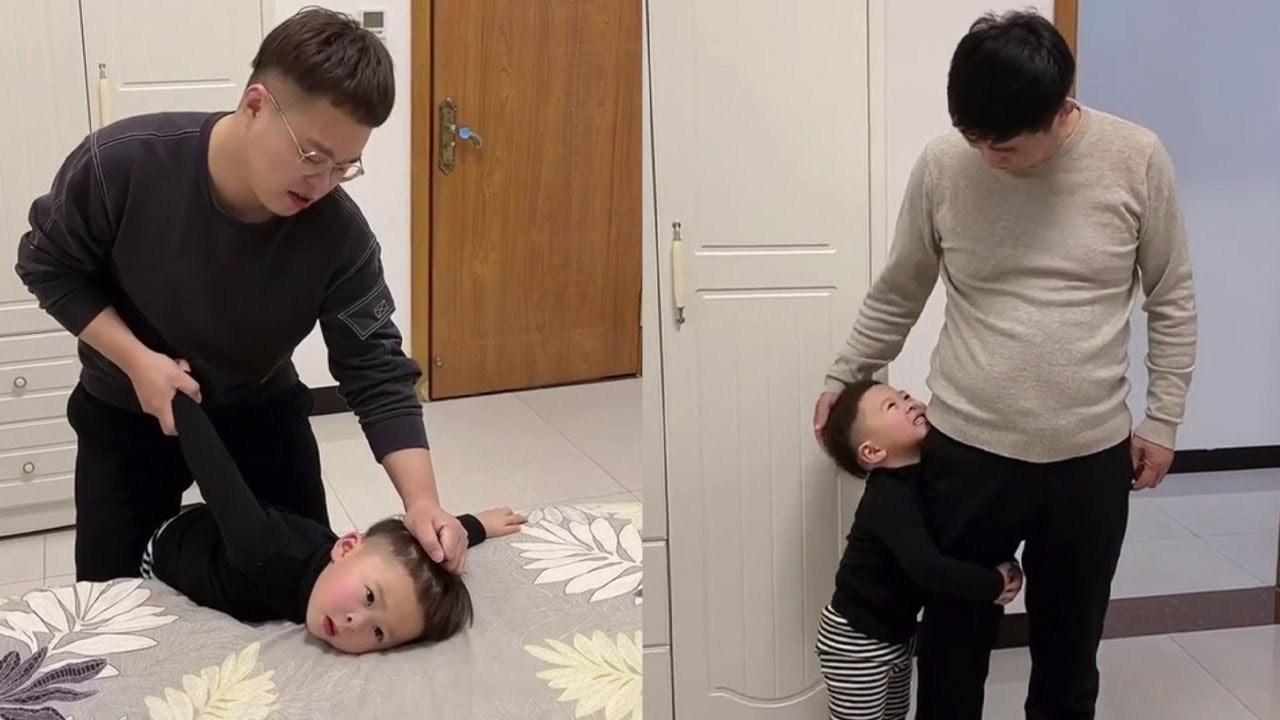Dad Teaches Son a Lesson, Grandpa Comes to Help. - YouTube