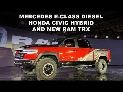 CarCast+Edmunds - Mercedes E-Class Diesel drive in Europe, Honda Civic Hybrid and new RAM TRX