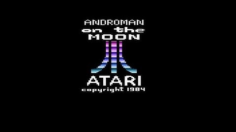 AndroMan on the Moon [Atari 2600] (1984) gameplay