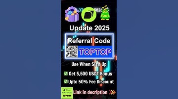 How to enter Bitunix referral code 2025 (TOPTOP) during registration