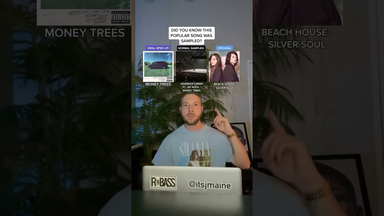 Viral Sped Up Sound Vs Normal Sampled Song Original Version Money Trees Shorts Music Sample